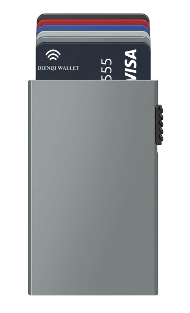 porte carte aluminium